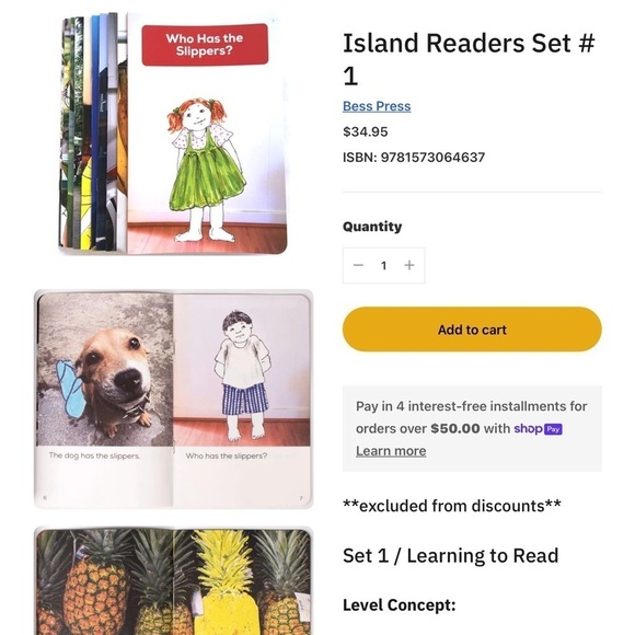 Island readers set 1 children’s books BNIB w/cellophane wrap. - Picture 2 of 4